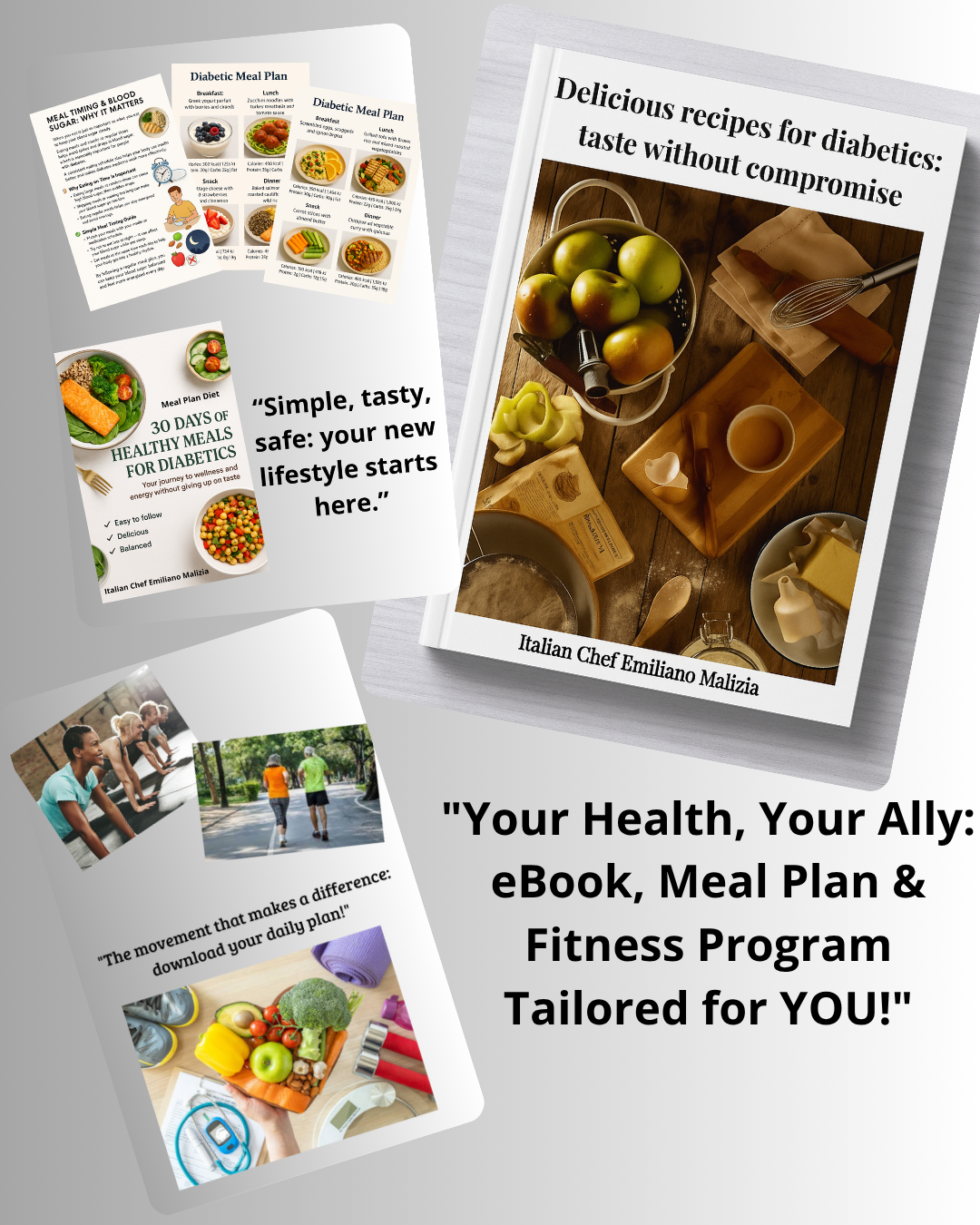 Ebook-Meal and Fitness Plan for Diabetics Bundle